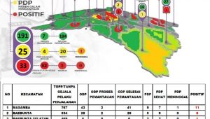 Kontak dengan Pasien, Hari Ini Tiga Warga Lutra Dinyatakan Positif Covid-19 Total 33 Kasus