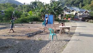Posko Covid-19 di Bajo Barat Dibongkar, Kades : Untuk Hindari Gesekan Warga dengan Petugas Jaga