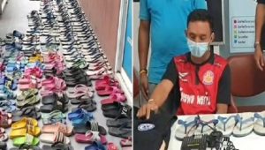 Kelainan Seks, Pria Ini Bercinta dengan 126 Pasang Sandal Curian