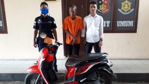 Gasak Motor Mantan Bos, Sopir Ini Ditangkap Polres Luwu Utara