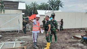 Pembangunan Hunian Sementara Pengungsi Koban Banjir Bandang Luwu Utara Terus Dikebut, Begini Penampakannya…