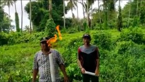 Di Kedalaman 70 Meter, Warga Temukan Sumber Gas di Desa Pompengan Pantai Luwu