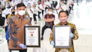LUAR BIASA! Pemkab Gowa Catat Rekor MURI Gerakan Sejuta Masker