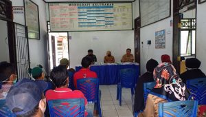 Sosialisasi Perwal ‘New Normal’, Kelurahan Murante Gelar Rakor