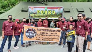 Peduli Kemanusiaan, YNCI Palopo Chapter Bantu Ringankan Beban Korban Longsor Battang