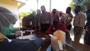 Personil Polres Luwu Dirapid Tes Massal, Reaktif Langsung Isolasi Mandiri