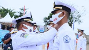 SMK Pelayaran Samudera Nusantara Utama Palopo Lantik 102 Perwira