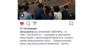 Berdakwah Saat Demo Tolak UU Cipta Kerja Viral, Polisi Santri di Palopo Dicari Derry Sulaiman
