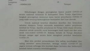 Covid-19 Makin Mengkhawatirkan, Berkunjung ke Tana Toraja Harus Tunjukkan Hasil Rapid Test