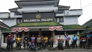 Usai Ajak Keliling Kota Palopo, Komunitas EGP Lepas Rombongan Pesepeda ke Toraja