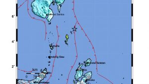 Setelah Sulbar, Gempa 7,1 SR Guncang Kepulauan Talaud Sulut