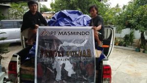 Peduli Korban Bencana Gempa Sulbar, PT Masmindo Bawa Dua Mobil Bantuan