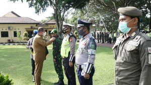 Bupati Luwu Pimpin Apel Gelar Pasukan Operasi Keselamatan Tahun 2021