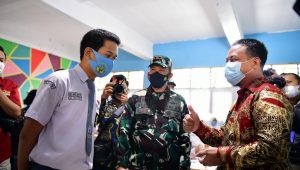 Plt Gubernur Sulsel Launching Pelajaran Tatap Muka di Tiga Sekolah, Dimulai Senin Depan