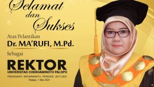 Mengenal Ma’rufi, Rektor Baru Universitas Cokroaminoto Palopo