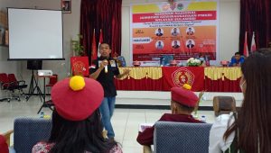Syaharuddin Motivasi Kader PMKRI di Jambore Kewirausahaan