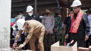 Bupati Luwu Letakkan Batu Pertama Pembangunan Kantor Pengadilan Agama Belopa