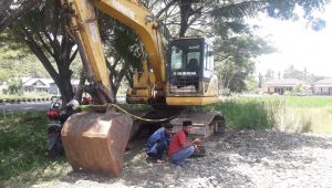 Polisi Amankan Alat Berat di Lokasi Tambang Ilegal Luwu