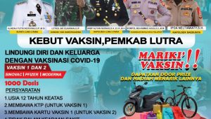Berhadiah Motor, Besok Batalyon D Pelopor Gelar Vaksinasi Gratis