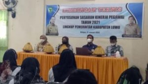 BKPSDM Luwu Gelar Bimtek SKP Tahun 2021