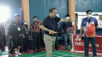 Resmikan Gedung Galaxy Badminton Hall, Bupati Luwu Harap Lahirkan Pebulutangkis Profesional