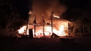 Kebakaran di Sabbang, Satu Rumah Rata dengan Tanah