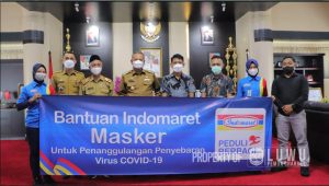 Indomaret Bantu Pemkab Luwu 8 Ribu Masker