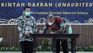 Serahkan LKPD Tahun 2021 Ke BPK Perwakilan Provinsi Sulsel, Bupati Luwu Optimis Kembali Raih WTP