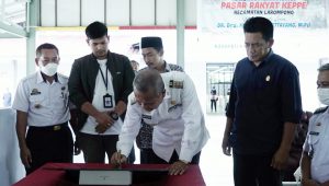 Dianggarkan 7,5 Miliar, Bupati Luwu Resmikan Pasar Rakyat Keppe