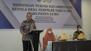 Buka Bimtek Orientasi Kades, Basmin Tekankan 3 Tatib dalam Penggunaan Dana Desa
