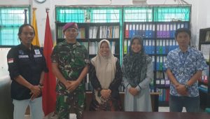 Marinir Angkatan Laut Temui Dekan Fakultas Sains UNCP Bahas Transplantasi Terumbu Karang