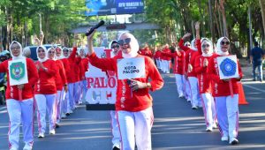 TP-PKK Palopo Juara II Lomba Defile Peringatan 50 Tahun HKG PKK