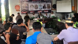 Cabang PMII Lutra dan Akselerasi Gelar Ngopi Sambut Pemilu 2024
