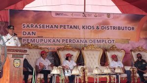 Basmin Mattayang Apresiasi Demplot Tiga Pupuk Baru Petrokimia Gresik di Kabupaten Luwu