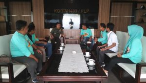 KPU Kabupaten Luwu Silaturahmi ke Kodim 1403 Palopo