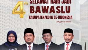 Semarak 4 Tahun Bawaslu, Asbudi: Semoga Lembaga ini Tetap Terpercaya Dalam Menegakkan Keadilan Pemilu