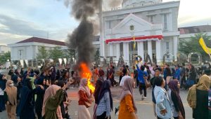 Tolak Kenaikan BBM Subsidi, PMII Cabang Palopo Ancam Akan Terus Menggelakukan Aksi Demonstrasi