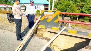 Jembatan Sungai Paremang di Cilallang Luwu Nyaris Putus, Jalan Ditutup Sebagian