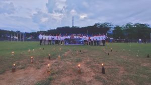Nyalakan Lilin 125 Buah, KONI Palopo Gelar Renungan dan Doa Bersama Atas Tragedi Kanjuruhan Malang