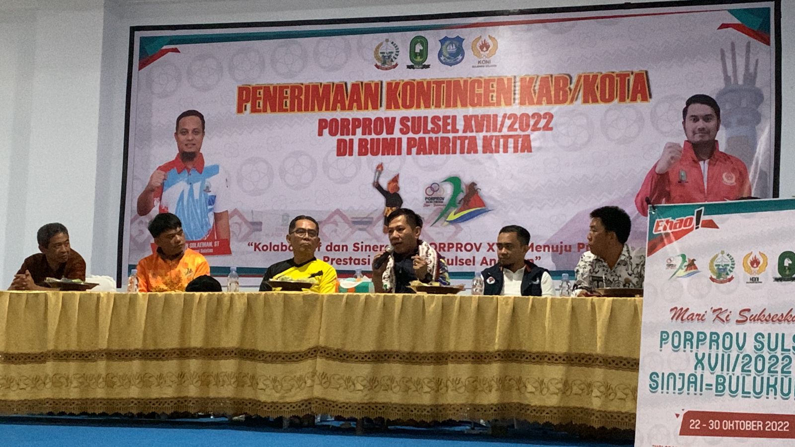 Kontingen Porprov Kota Palopo Disambut Pemda Sinjai, Hairul Salim: Kami ...