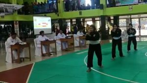 Atlet Pencak Silat Beregu Putri Kabupaten Luwu Persembahkan Medali Perak Pertama pada Proprov XVII Sulsel