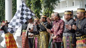 Bupati Luwu Lepas 240 Peserta Kirab Pelajar Andalan
