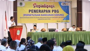 Dinas PUTRKP2 Lutra Sosialisasi Penerapan PBG
