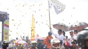 One Day Trail Adventure Jelajah Kaki Gunung Latimojong yang Digelar Oleh Satbrimob Polda Sulsel Jadi Event Pemecah Rekor Dengan Peserta Terbanyak