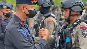 Satu STT Personel Yon D Pelopor Ikuti Pelatihan Pra Ops Satgas Damai Cartenz Papua Tahun 2022