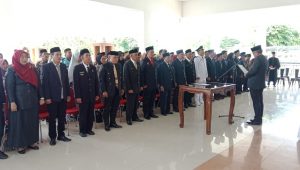 Basmin Mattayang Lantik Sejumlah Pejabat Lingkup Pemerintah Kabupaten Luwu