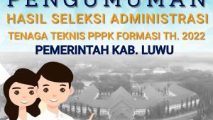 BKPSDM Luwu Umumkan Hasil Verifikasi Pengadaan PPPK Jabatan Fungsional Tahun 2022