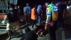Tabrakan Maut Antara Marcedes dan N-Max di Jalan Trans Sulawesi Kabupaten Luwu, 1 Orang Pengendara Motor Meninggal Dunia
