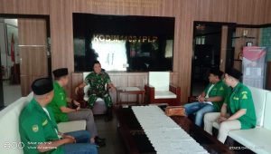 Dua PAC GP Ansor Palopo Bertemu dengan Dandim, Ini yang Dibahas