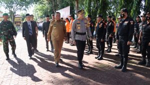 Polres Luwu Gelar Apel Pasukan, Pengamanan Idul Fitri 1444 H Libatkan 245 Personel Gabungan